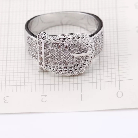 ❤ 925 belt ring - Picture 3 of 5